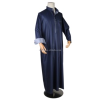 Meilleur prix d'usine Alharamain Gamis Kaftan Qatari Jubah Abaya Jalabya Thobe Ramadan Eid Vêtements musulmans traditionnels