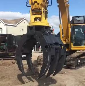 حفارة مع جهاز دوار ، دلو انتزاع الأخشاب الخشبية الغابات ، حامل انتزاع. - Product Image 4