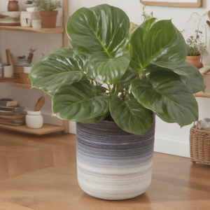 Leizisure Pots de plantes en plastique rustiques durables Grandes jardinières pour plantes d'extérieur Ronds cylindriques Macetas Decorativas En <span class=keywords><strong>Casa</strong></span> - Product Image 2