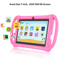 Tablet PC Android 15 de 7 Pulgadas A333, Penta Core, 1024*600, 3GB+5GB de Memoria Expandible, RAM+32GB ROM, Tablet Delgada y Portátil para Estudio y Juegos