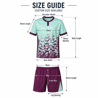 Ensemble maillot et short de football personnalisé pour jeunes, imprimé par sublimation abstraite, uniforme sportif pour matchs et entraînements des équipes juniors