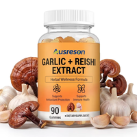 OEM Verse Zwarte Knoflook Reishi Paddenstoel Extract Gummies Immuunversterkende en Geheugenversterkende Supplement Leverancier Groothandel Knoflook Reishi Gummies