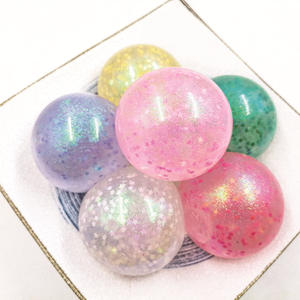 Pelota Antiestrés de TPR Gold Star, Juguete Sensorial para Aliviar el Estrés, Pelota Divertida para Apretar y Ventilar la Presión, para Adultos y Niños - Product Image 4