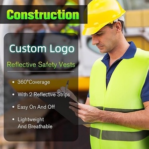 Chaleco de Seguridad con Logotipo Personalizado, Estándar ANSI, Alta Visibilidad, Color Amarillo, para la Marca de Empresas de Construcción y Recuerdos para Clientes VIP - Product Image 6