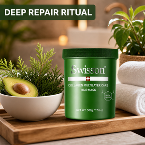Mascarilla Capilar de Aguacate y Colágeno para Reparación de Enlaces, Anti-Frizz, Alisado de Cabello Dañado, Hidratación Intensa, <span class=keywords><strong>Salao</strong></span> OEM - Product Image 1
