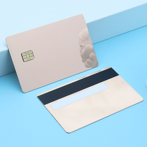 Laser Khắc Tùy Chỉnh Chải Thép Không Gỉ Gương Hoa Hồng Kim Loại Thẻ 4442 4428 Ứng Dụng Kim Loại Kinh Doanh Thông Minh Chip Kim Loại Ngân Hàng Tín Dụng - Product Image 5