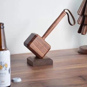 Abridor de botellas de madera con imán, decoración creativa para el hogar, para abrir cerveza - Product Image 2
