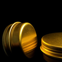Boîtes en aluminium rondes filetées blanches de 60 ml (2 oz), réutilisables, de qualité alimentaire, pour emballages de crèmes cosmétiques et de bougies