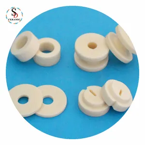 Ceramic Washer Customized Precise Alumina Or Steatite Ceramic Washer Porous Ceramic Disc Insulation Washer