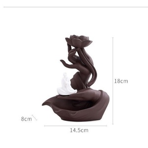 Quemador de Incienso de Cerámica con Diseño de Cascada, Precio de Fábrica - Product Image 6