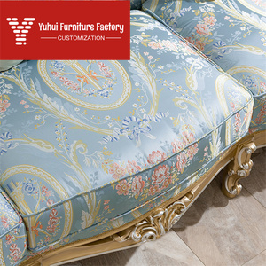 أريكة فاخرة على الطراز الفرنسي الإمبراطوري، طقم أريكة منحوتة يدويًا للفيلات الراقية بأسلوب نيوكلاسيكي لغرفة المعيشة - Product Image 5