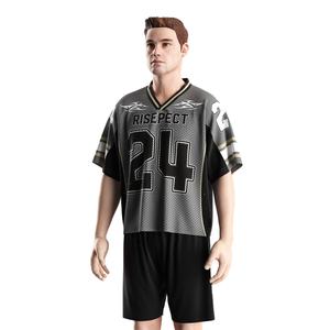 เสื้อฟุตบอลสไตล์วินเทจ ดีไซน์สีสันย้อนยุค แห้งเร็ว พร้อมบริการสกรีนโลโก้ตามสั่งสำหรับวันแข่งขัน - Product Image 2