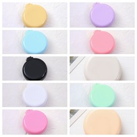 Peigne de massage pliable portable mini en ABS, couleurs bonbon, avec coussin d'air intégré et miroir pour cuir chevelu, pour femmes, usage domestique