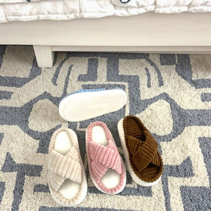 Nouvelles pantoufles d'intérieur pour femmes, design adorable, printemps été automne, dessin animé, animaux mignons, pantoufles en lin - Product Image 6