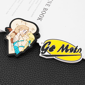 Custom Printed Soft PVC Keychain Cartoon Landscape Patterns Promotional Travel Gifts - Product Image 3