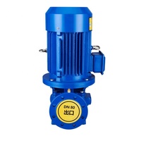 Série ISG ISG50 ISG80 ISG100 ISG125 ISG150 pompe à eau centrifuge de surpression verticale en ligne