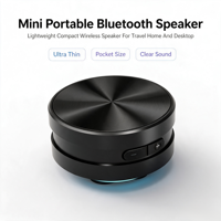 Mini haut-parleur Bluetooth portable léger, audio sans fil, pour extérieur, voyage, maison, bureau, cadeau