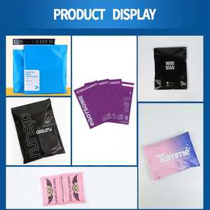 Tear-proof Blue Color Printed Logo Sealing Packaging <b>Bag</b> Self Adhesive <b>Plastic</b> Poly Mailers Shipping <b>Bag</b> for Delivery - Product Image 6