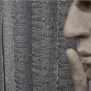 터키 좋은 품질 우아한 회색 커튼 패브릭 자카드 얇은 명주 그물 준비가 만든 깎아 지른 커튼 - Product Image 3