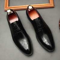 Nouvelles Chaussures Homme Élégantes et Luxueuses Sur Mesure en Cuir Véritable Poli, Imperméables et Légères, Modèle Carré à Enfiler pour Été/Hiver