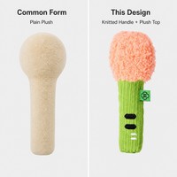 Nouveau jouet pour chat : Microphone amusant, résistant aux morsures, jouet de dentition en peluche rempli de catnip, interactif et sonore pour l'auto-entretenement