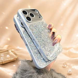 เคสโทรศัพท์ประดับเพชร พีซี หรูหรา กันกระแทก พร้อมสายคล้อง สำหรับ iPhone - Product Image 5