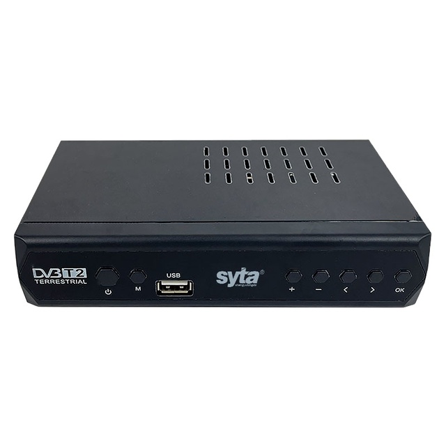 SYTA Mini HD Digital Terrestrial Receiver - DVB-T2 Set Top Box Full HDTV Support Compact Design High-Performance Digital Tuner