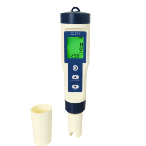 Tester klorin gratis OEM portabel pena <span class=keywords><strong>Digital</strong></span> Detektor klorin 0-4.00ppm CL nilai sisa klorin <span class=keywords><strong>Meter</strong></span> IP67 tahan air LCD - Product Image 1