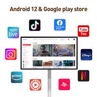 21,5/24/27/32 pulgadas True Portable TV,16(8 + 8)GB + 256GB Google EDLA-Certified Android 15 OS Pantalla táctil Control remoto por voz