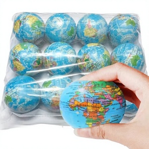 Juguetes Divertidos para Apretar, Pelota de Espuma PU para Aliviar el Estrés, Juguetes de Esponja para Ejercitar Manos y Muñecas, Regalos Creativos para Niños y Adultos - Product Image 1