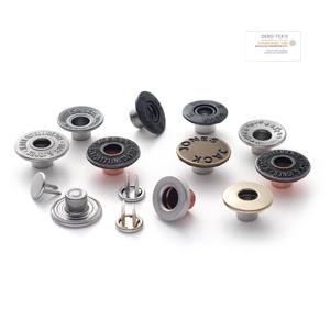 RichButton Logo personnalisé en alliage de zinc métal Jeans bouton vente en gros d'usine avec des techniques de placage pour les vêtements - Product Image 2