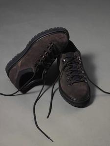 Fabrication sur mesure de chaussures de randonnée Derby à semelle épaisse pour <span class=keywords><strong>homme</strong></span>, chaussures de travail Derby à lacets, bout rond, plateforme de 7 cm - Product Image 2