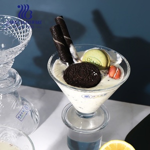 Taza <span class=keywords><strong>de</strong></span> vidrio para batidos, Bol clásico para postres, helados, plátano, barco, Mini tamaño - Product Image 5