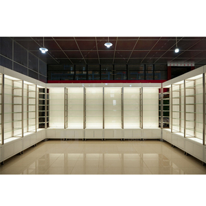 Exhibidor Personalizable para Perfumes y Maquillaje, Mueble de Madera, Metal y Vidrio para Tiendas Minoristas, Diseño Modular, Apto para Boutiques - Product Image 1