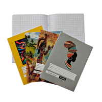 Articles de papeterie scolaire en gros : Cahiers scolaires à double ligne de 32 pages, Cahier d'exercices A5 à double ligne en gros