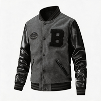 Blouson de baseball vintage moderne confortable et élégant pour homme, personnalisable, réversible, respirant, design universitaire, vente en gros ODM