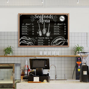 <span class=keywords><strong>Tableau</strong></span> magnétique <span class=keywords><strong>Tableau</strong></span> noir encadré en bois - Product Image 2