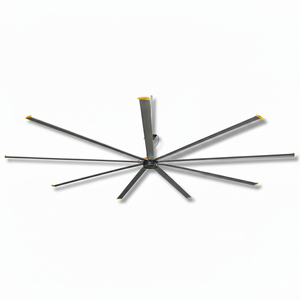 مروحة سقف صناعية صامتة 36 ديسيبل مع تحكم ذكي عبر التطبيق للمطارات والملاعب - Product Image 2