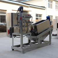 Presse à vis automatique multi-disques pour la déshydratation des boues, pour le traitement des eaux usées industrielles, en acier inoxydable SS304