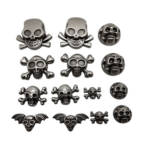 Wyse ma sọ đinh tán nhanh chóng trang trí Stud Punk Nút đinh tán kim loại hợp kim kẽm tùy chỉnh mạ nickel-miễn phí, chì miễn phí - Product Image 2