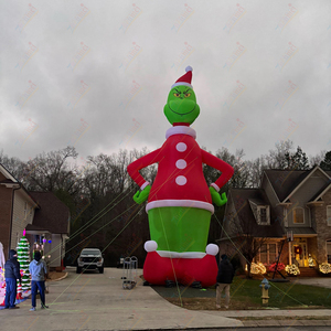 Zhenmei 50ft Christmas Grinch Clown <strong>Inflatable</strong> Balloon Giant Outdoor <strong>Xmas</strong> Yard <strong>Decoration</strong> - Product Image 2