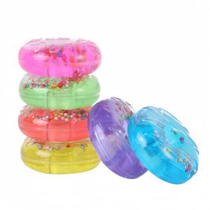 CHENXI Stock disponible 100g Mini Pâte à modeler transparente Slime Délicieux Donut Jouets DIY Boule de mousse colorée pour Slime - Product Image 4