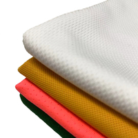 Tissu de polo respirant Dry Fit 100% polyester à séchage rapide en maille pour vêtements de sport, t-shirts d'extérieur et de football