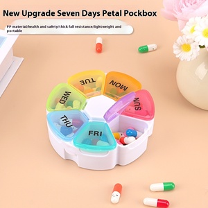 กล่องยาพลาสติกแบบหนา รุ่นใหม่ ขายส่ง สำหรับจัดเก็บยา 7 วัน แบบพกพา สีสันสดใส กล่องย่อย 8 ช่อง สะดวกในการจัดเก็บ - Product Image 3