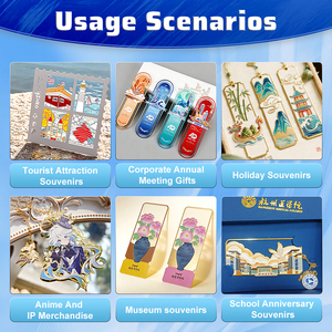 Marcapáginas de Acero Inoxidable con Diseño Único de Anime, Impresión UV, Revestimiento Transparente, Sin Pedido Mínimo, Ideal para Regalo - Product Image 5