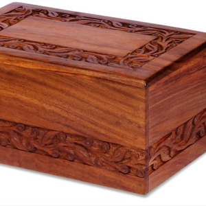 Toptan ahşap hatıra kutusu bambu anıt Urn için insan ve <span class=keywords><strong>Pet</strong></span> külleri-ekstra küçük çekmeceler dekoratif kremasyon Urn - Product Image 1