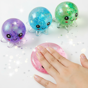 Hot Item Squishies Toy Stress Relief Soft Slow <b>Rebound</b> TPR Material Squid Shape Squishy Jellyfish - Product Image 3