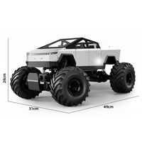 Modèle de camionnette télécommandée en alliage à l'échelle 1/8, véhicule tout-terrain RC pour enfant, jouet télécommandé