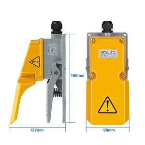 15a 250v 산업용 알루미늄 풋 페달 스위치