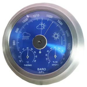Durchmesser 228 Edelstahl barometer mit Thermo hygrometer
